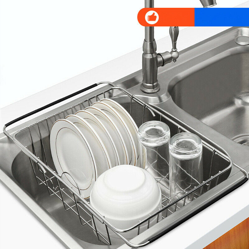 over the sink dish drainer